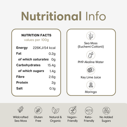 Sea Moss Gel with Moringa