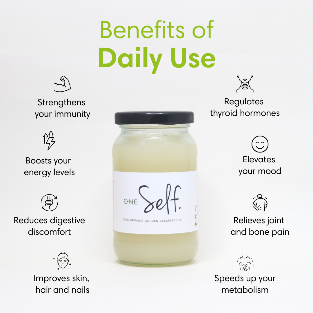 Golden Sea Moss Gel oneselfwellbeing