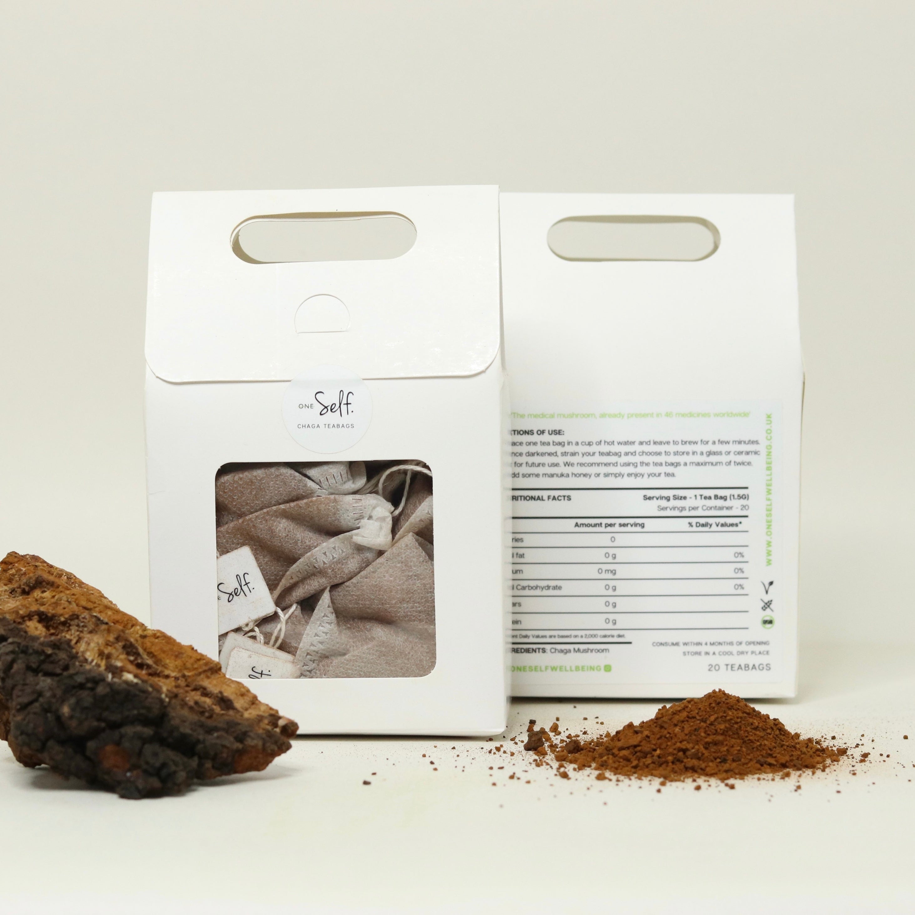 Chaga Mushroom Teabags feature image